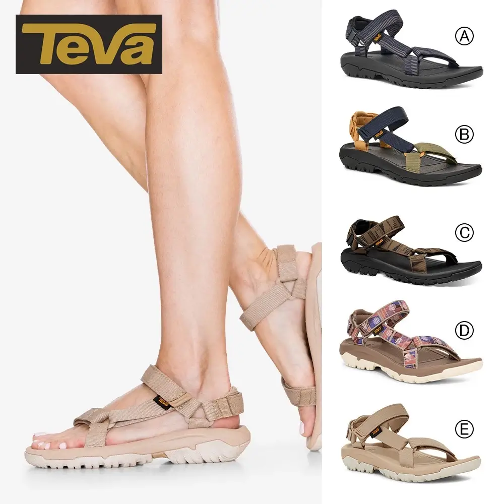 TEVA Hurricane XLT2 機能運動涼鞋,女款灰褐色、奶茶色,多點式鞋帶