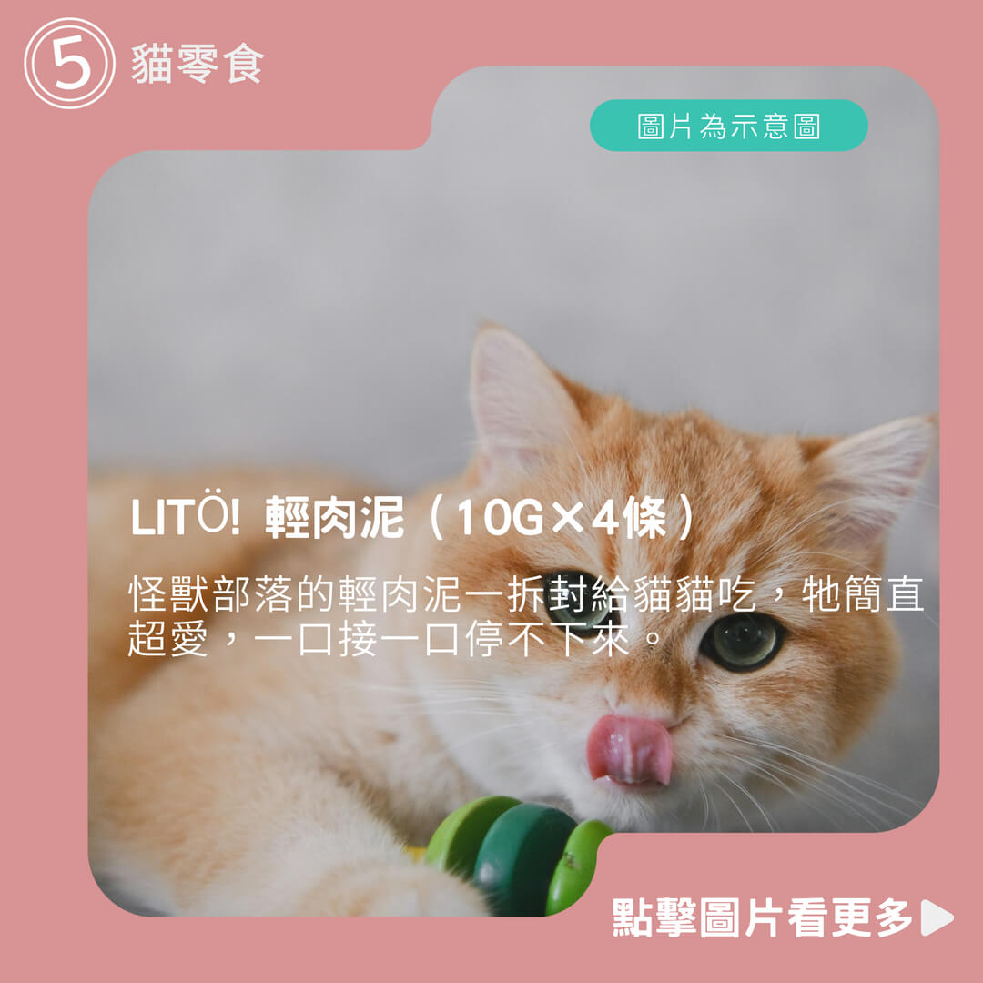 【怪獸部落LitoMon】LITÖ! 輕肉泥(10G×4條) 寵物零食 貓零食