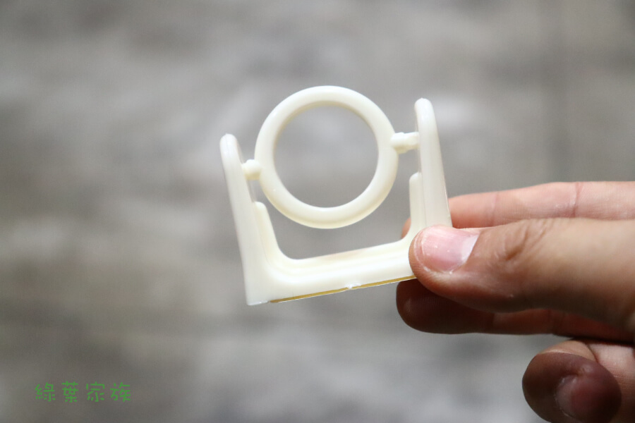 窗簾桿固定夾、窗簾360旋轉托環【白】-商品特點