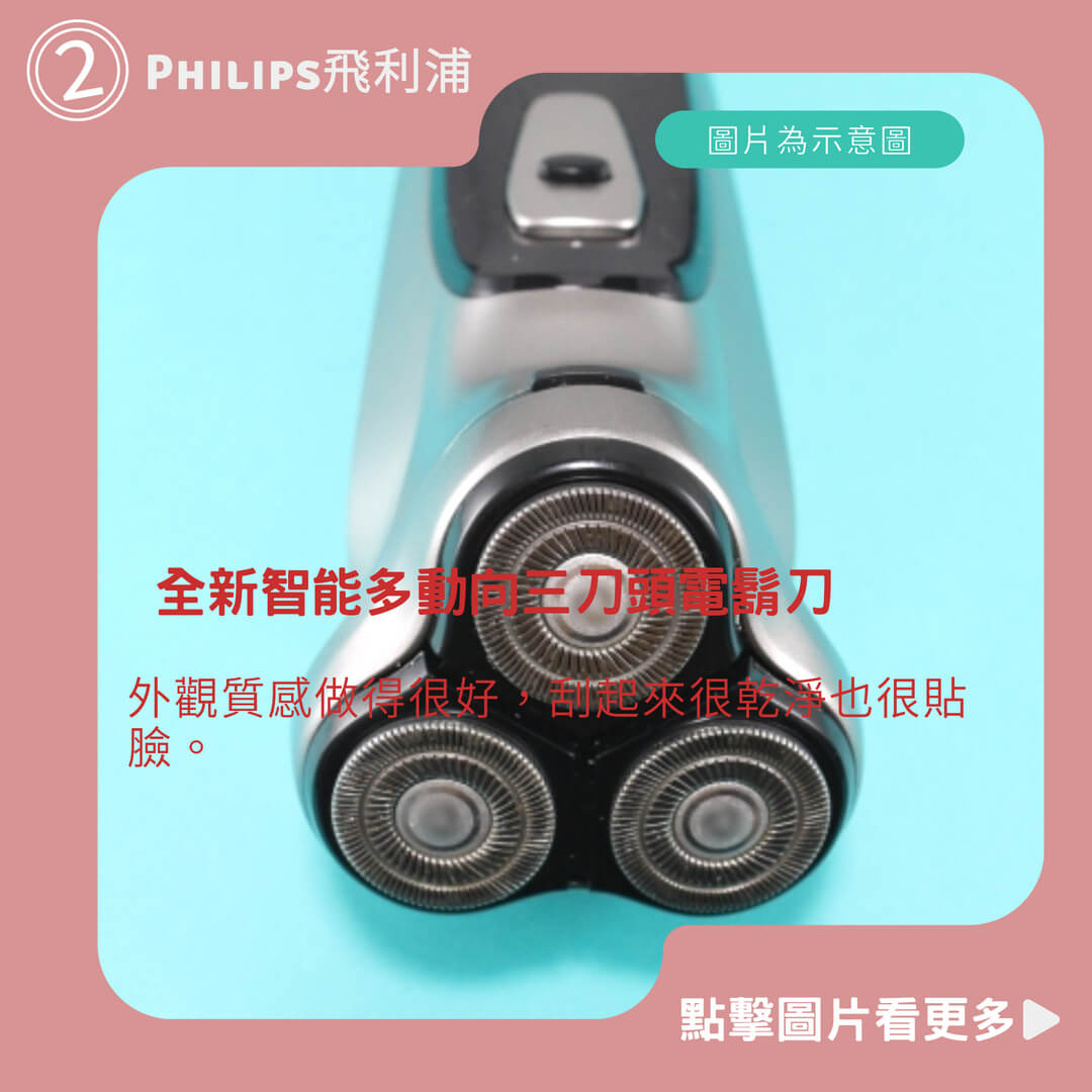 Philips飛利浦 全新智能多動向三刀頭電鬍刀 刮鬍刀 S5880/20
