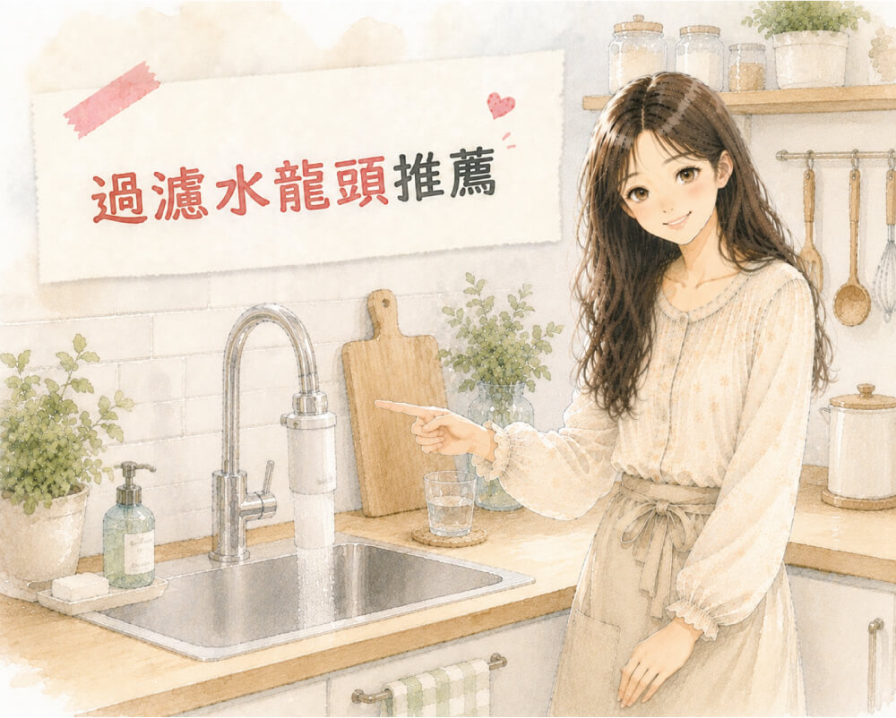 水龍頭過濾器推薦，10款過濾水龍頭比較