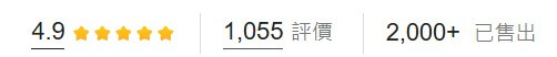 可調式握力器、R字握力器、調節100KG，網友的評價數，已售出數量圖