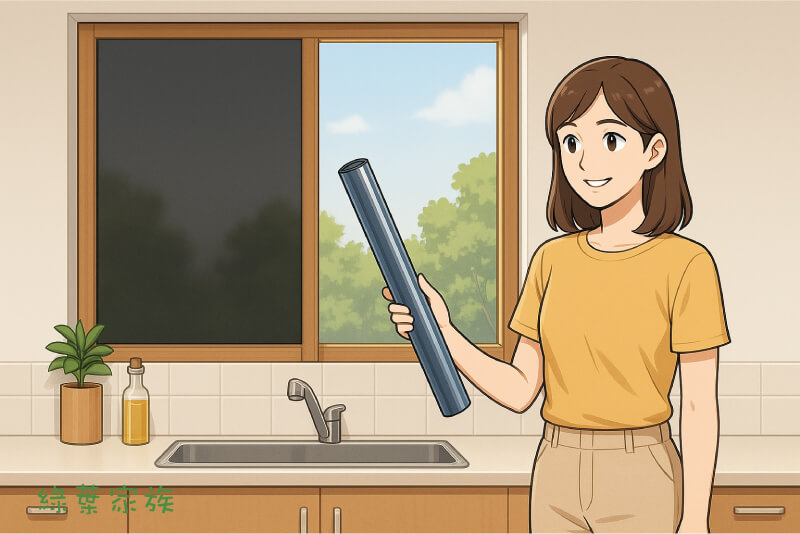 住家玻璃隔熱紙款式-防紫外線抗UV、隔熱遮光防爆背膠款窗貼(送美工刀及刮板)
