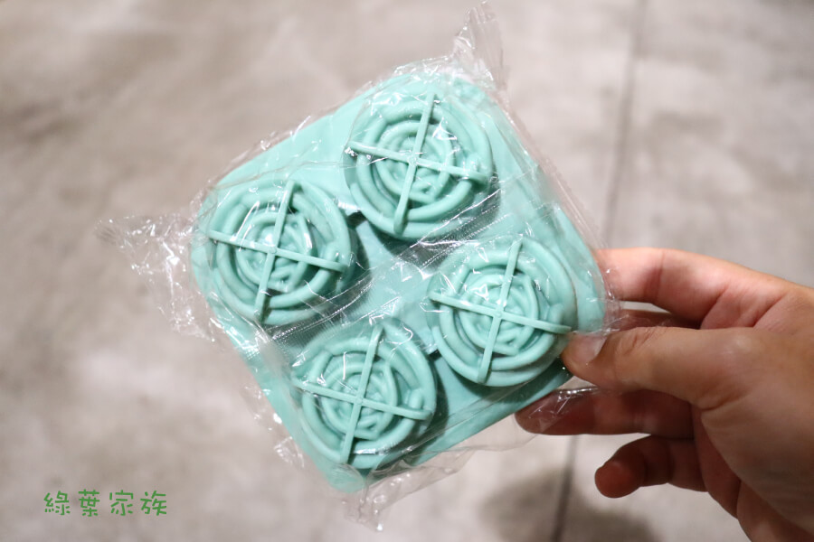 四格玫瑰冰塊模具 綠色-商品特點