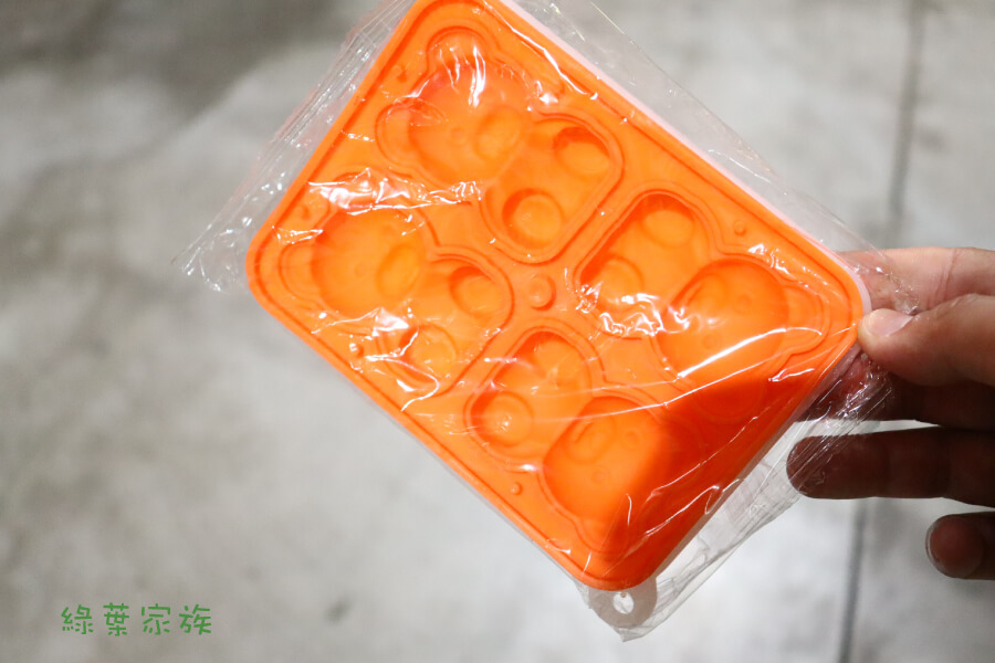 四格小熊 冰塊模具 橙粉色-商品特點