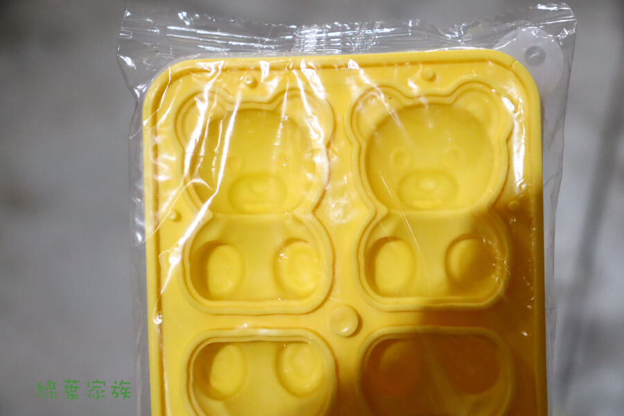 四格小熊 冰塊模具 黃色-商品特點