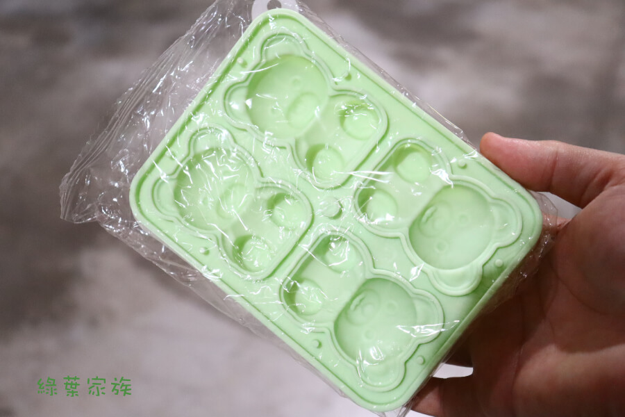 四格小熊 冰塊模具 綠色-商品特點