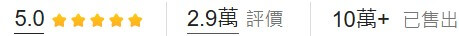 日本寶僑 P&G 4D 洗衣球 Ariel/Bold，網友的評價數，已售出數量圖
