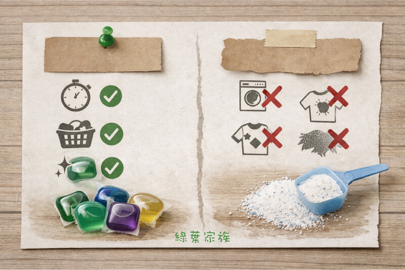 洗衣球的優點與缺點，我們也看社群討論，Dcard及PTT上使用分享。