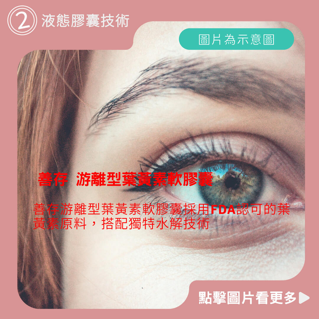 葉黃素推薦 善存 游離型葉黃素軟膠囊20mg 60粒 1盒/2盒