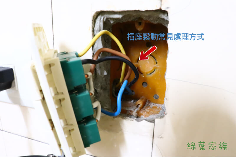ddcard網友發問插座與牆壁分離，因為現在插座已經鬆動，他也想知道有沒有方法可以讓插座重新固定在牆面，不要每次插拔電器時都跟著動。