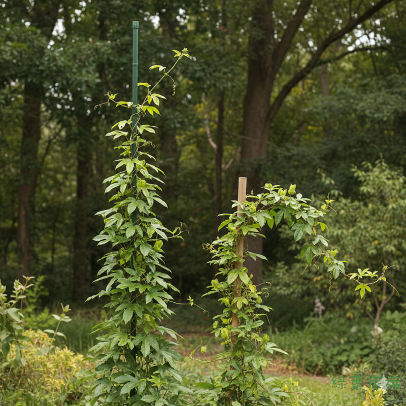 植物固定支架，材質差在哪？竹子、塑膠、金屬比較