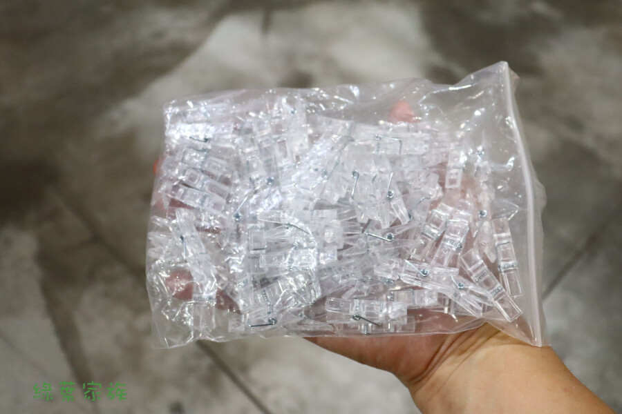 相片塑膠固定小夾透明【滿一百入折扣】