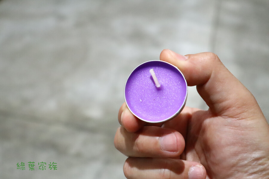 圓型小蠟燭紫色-商品特點