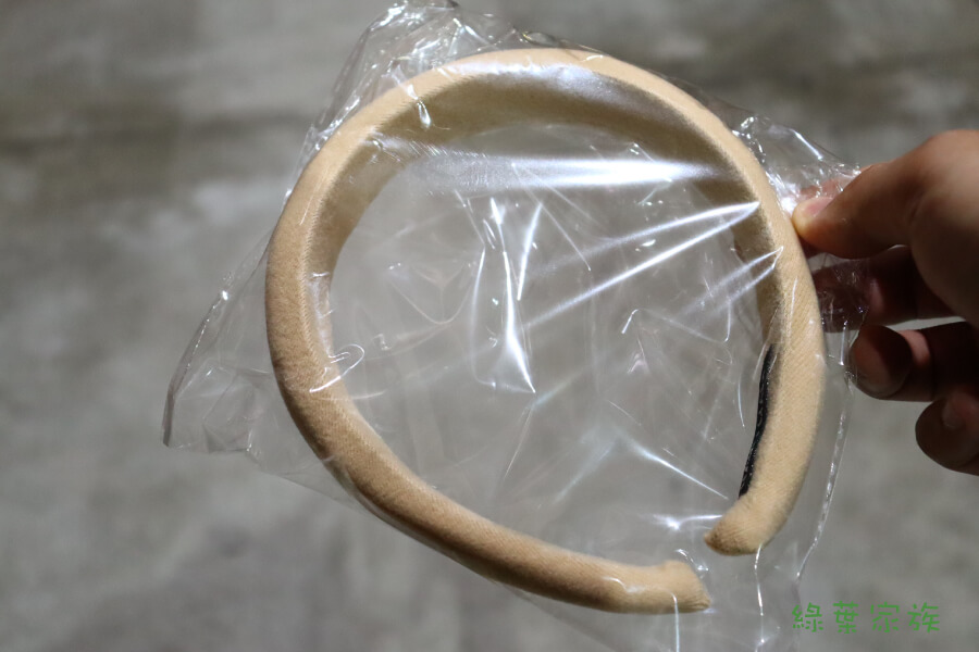 海綿髮箍【卡其色】-商品特點