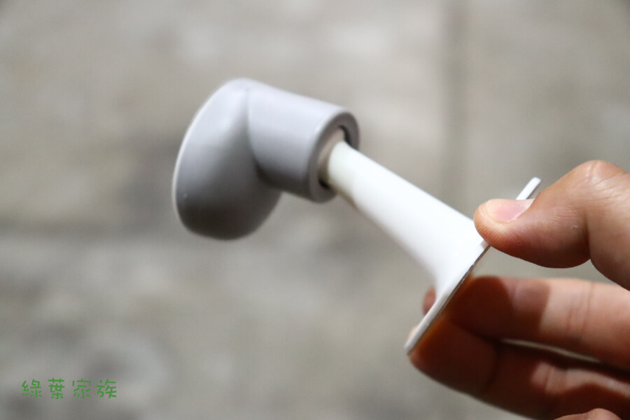 造型門檔，圓頭鞋型門檔 灰色+米白-商品特點