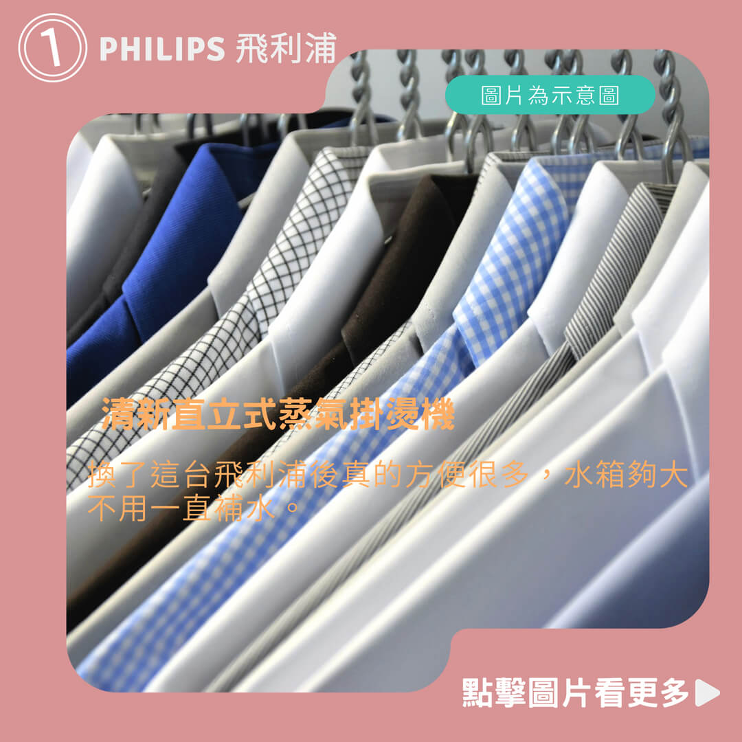 直立式掛燙機推薦【PHILIPS 飛利浦】清新直立式蒸氣掛燙機 STE3170
