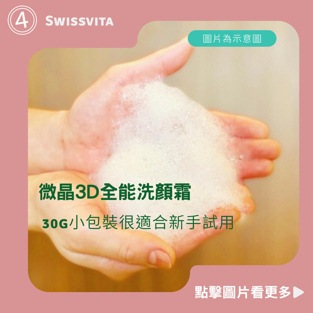 「全新」Swissvita 薇佳 微晶3D全能洗顏霜/速效抗痘調理潔面乳/蜜花酸晶拋光洗顏霜 vb升級版 30g