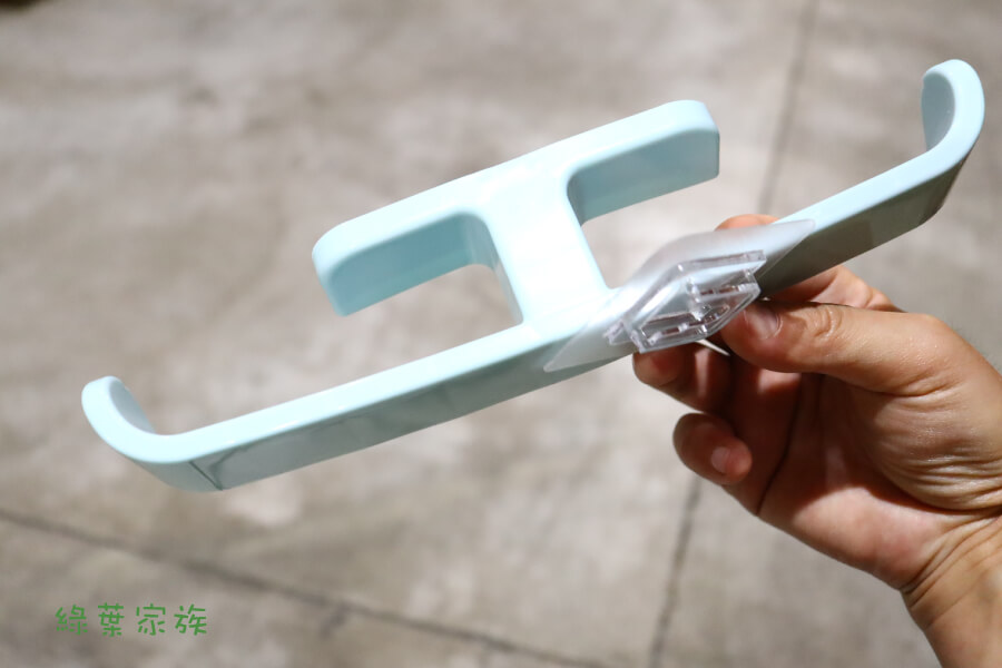 無痕壁掛式鞋架【藍綠色】-商品特點