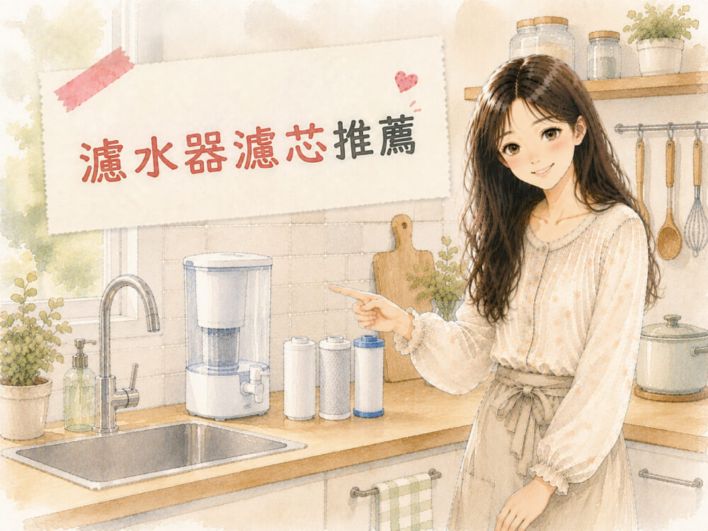 濾水器濾芯推薦10款，PP棉、活性碳、樹脂、T33、RO膜五種濾心比較