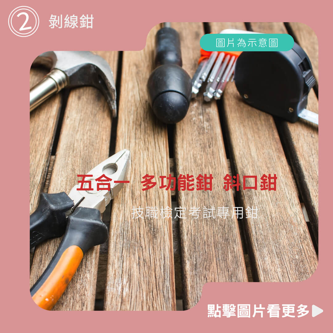 【立達】技職檢定考試專用鉗 五合一 多功能鉗 斜口鉗 剝線鉗