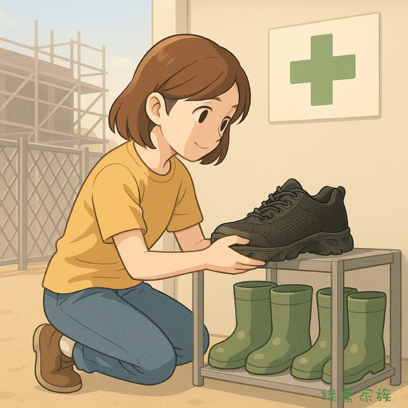 使用工作安全鞋注意事項