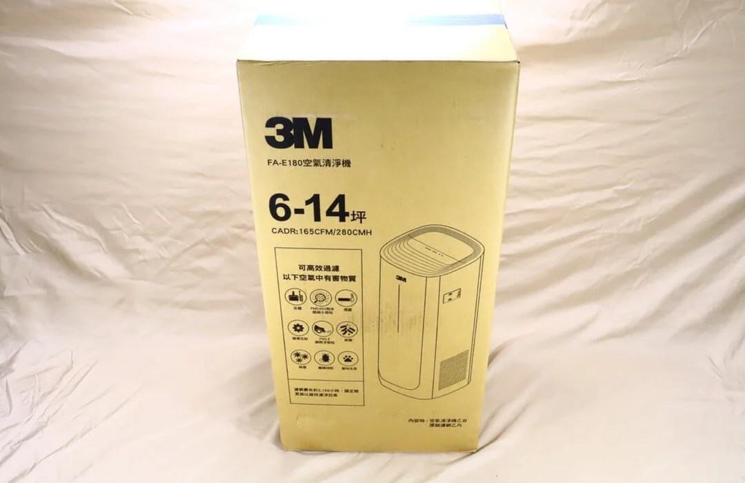 3M空氣清淨機評價-開箱內容物