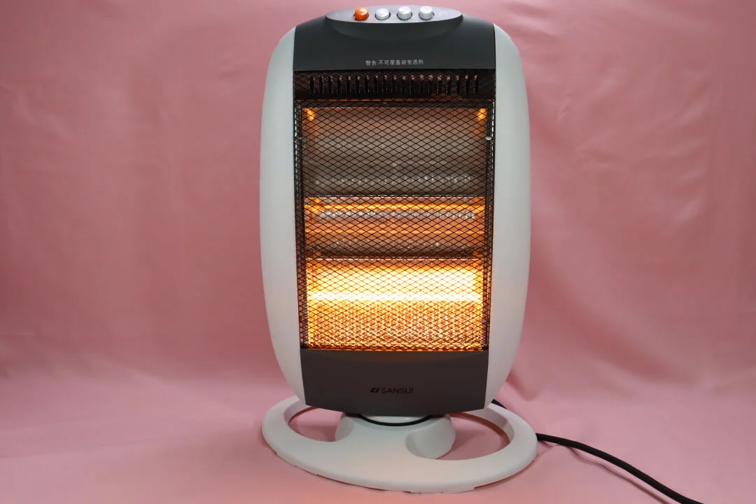 sansui 山水-立式鹵素燈電暖器評價開箱-三檔功率/溫度