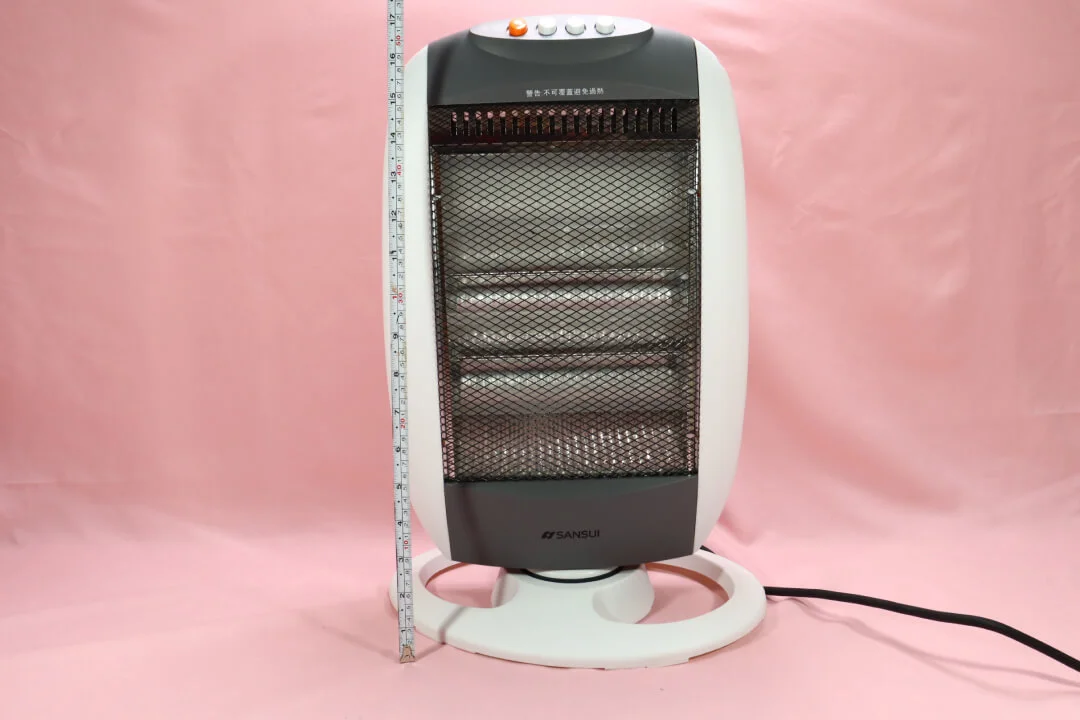 sansui 山水-立式鹵素燈電暖器評價開箱-電暖器規格
