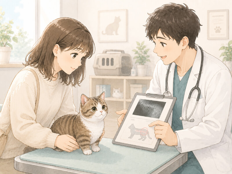 曼赤肯會容易生病嗎？定期帶去獸醫院檢查