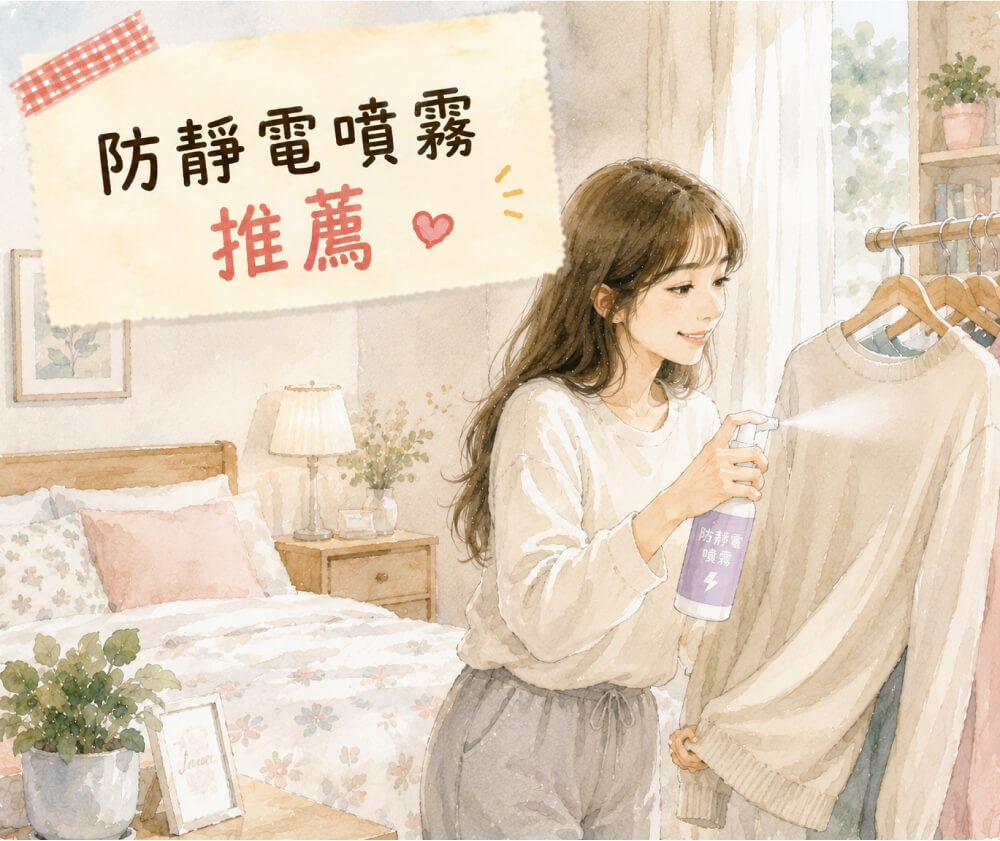 防靜電噴霧推薦，6款衣物防靜電噴霧比較