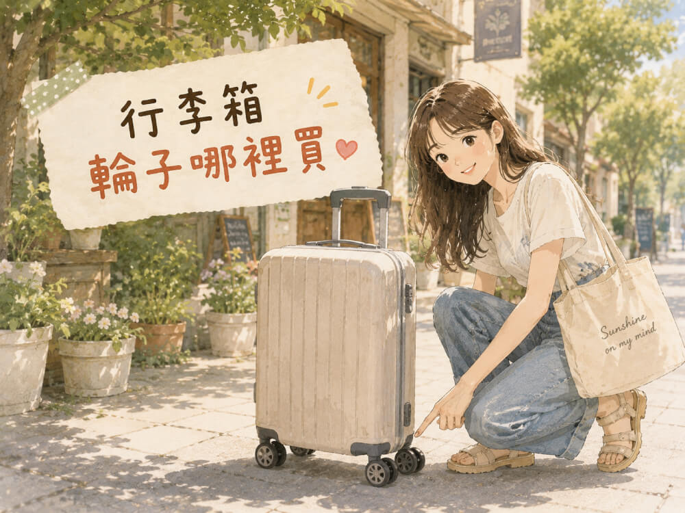 行李箱輪子哪裡買？整理網路、五金行及替換輪購買方式