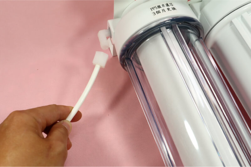 安裝三道式淨水器水管
