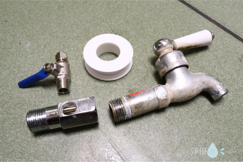 安裝淨水器進水及出水方式