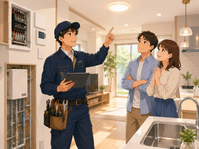 水電師傅做什麼？施工中盯品質也盯進度